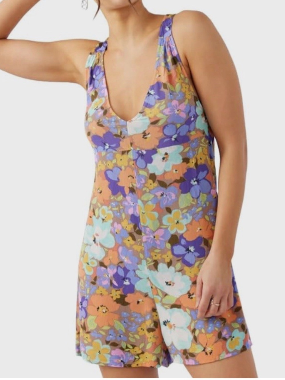 O’Neill Caprina Romper NWT Multicolor Floral size XL